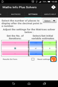 MathsMate screen shots